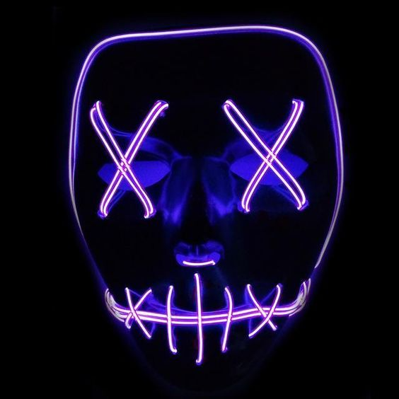 LedMaskHalloween™- Violet