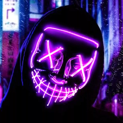 LedMaskHalloween™- Violet